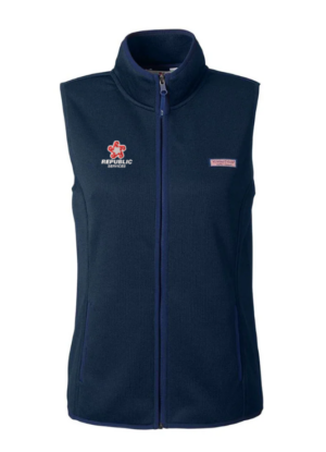Vineyard Vines - Women's Mountain Sweater Fleece Vest - O001411 Republic Services