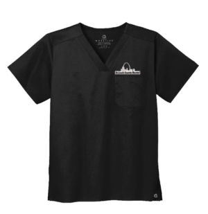 Wink® Unisex WorkFlex Chest Pocket V-Neck Top - WW3106 - St Louis County Dental