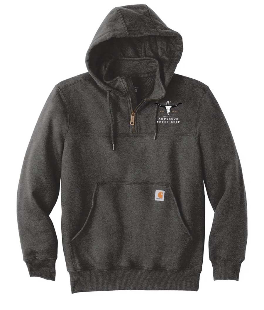 Carhartt - Rain Defender Paxton Heavyweight Hooded Zip Mock Sweatshirt - CT100617 - Anderson Beef