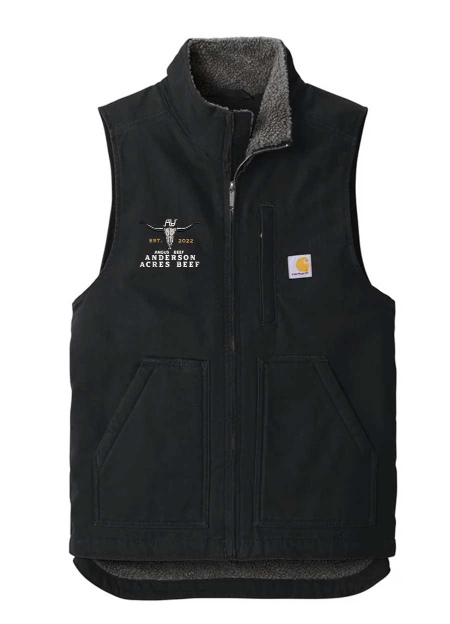 Carhartt - Sherpa-Lined Mock Neck Vest - CT104277 - Anderson Beef