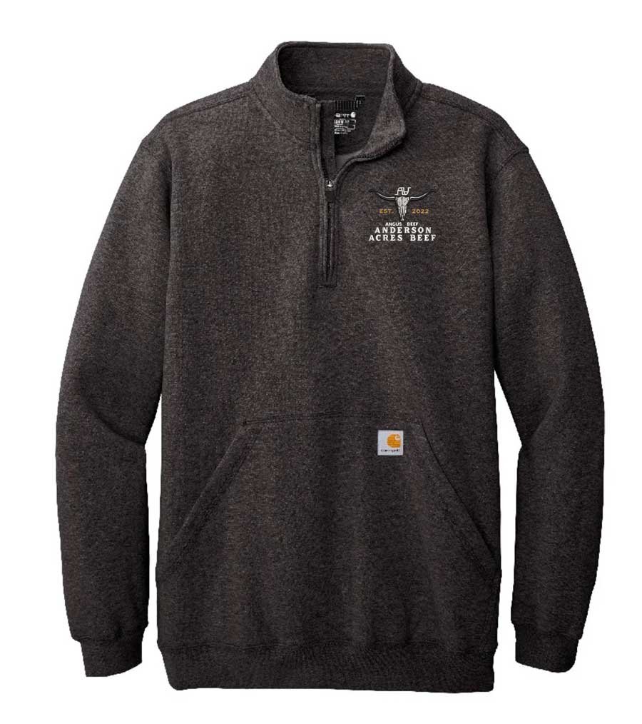 Carhartt - Midweight 1/4-Zip Mock Neck Sweatshirt - CT105294 - Anderson Beef
