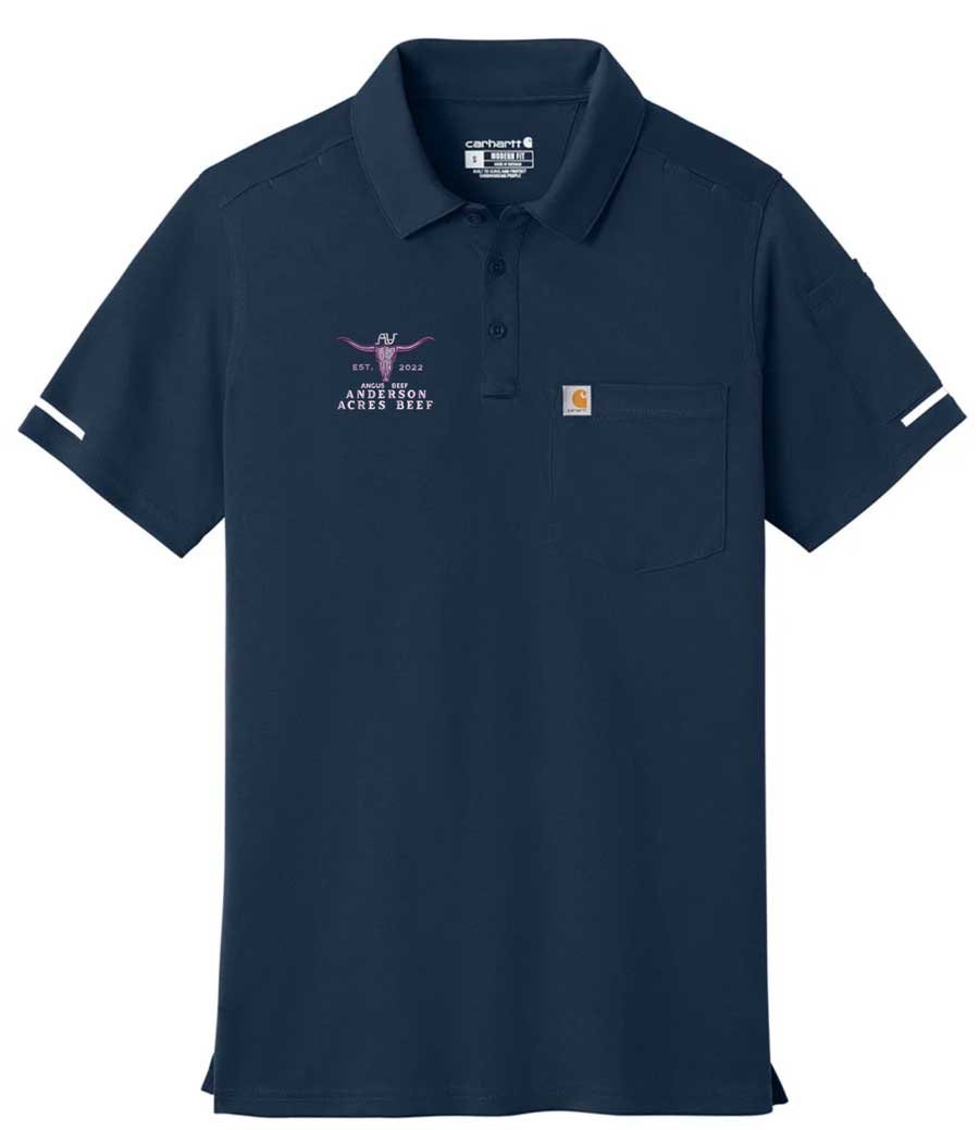 Carhartt FLD & RSCU Polo - CTC16119 - Anderson Beef