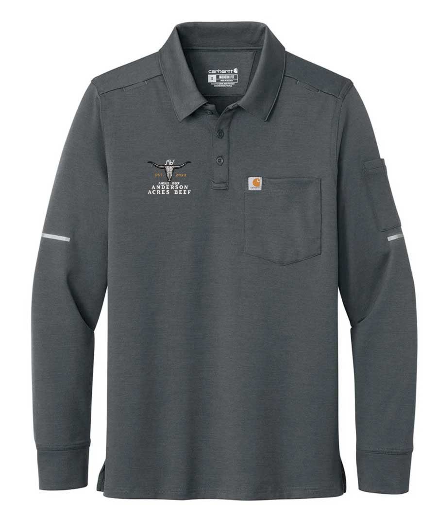 Carhartt FLD & RSCU Polo - CTC16129 - Anderson Beef