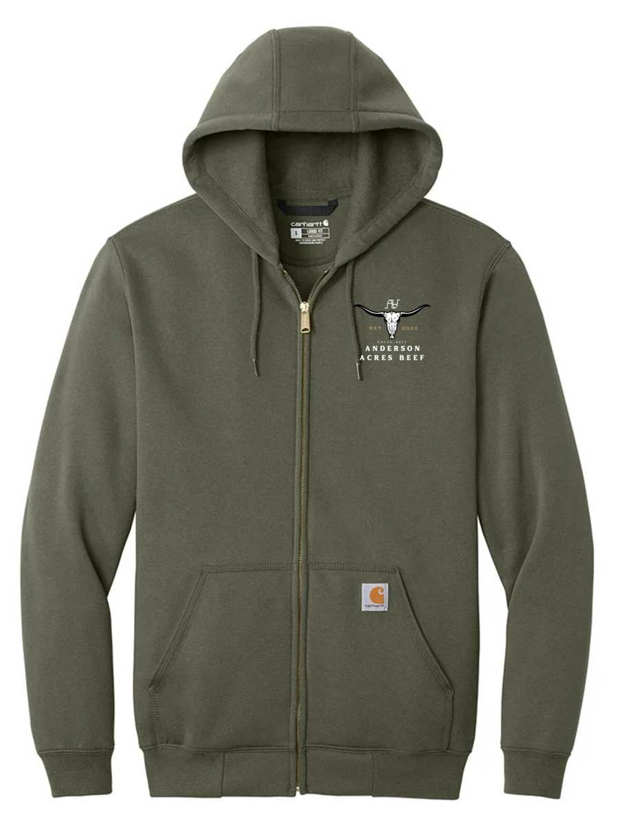 Carhartt Midweight Hooded Zip-Front Sweatshirt – CTK122 - Anderson Beef
