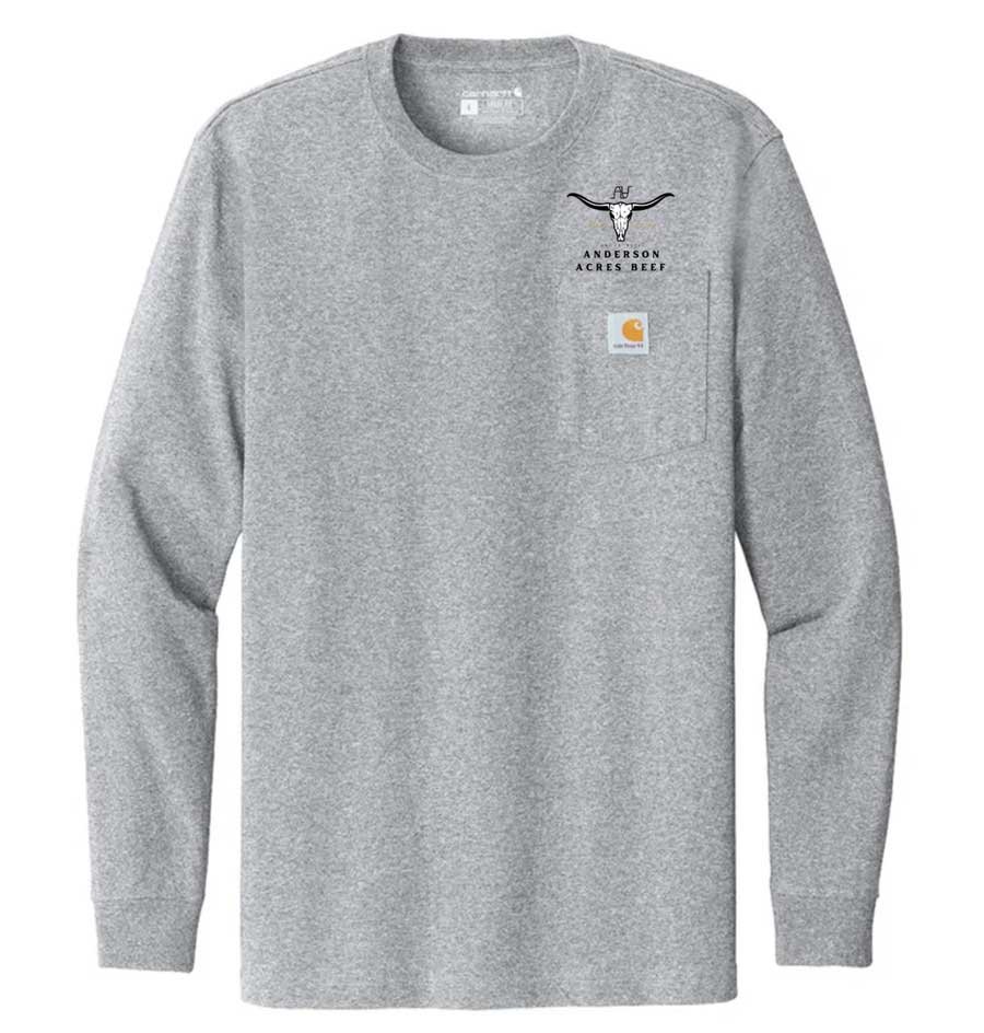 Carhartt - Workwear Pocket Long Sleeve T-Shirt - CTK126 - Anderson Beef