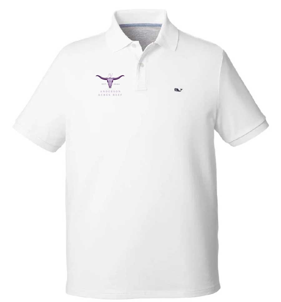 Vineyard Vines Men's Edgartown Pique Polo - G011147 - Anderson Beef