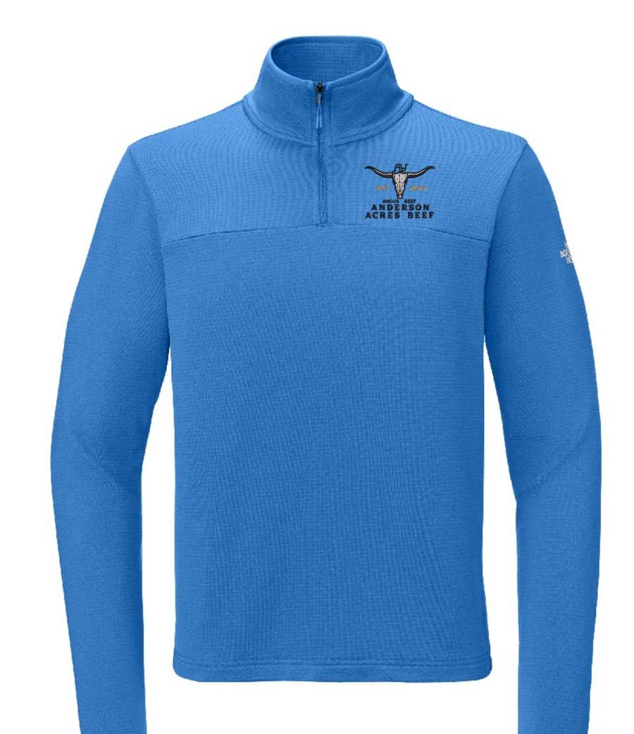 The North Face - Aim 1/4-Zip Fleece - NF0A8ENJ - Anderson Beef