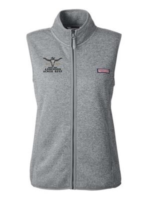 Vineyard Vines - Women's Mountain Sweater Fleece Vest - O001411 - Anderson Beef