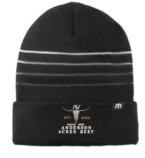 TravisMathew Striped Cuffed Beanie - TM1MY393 - Anderson Beef