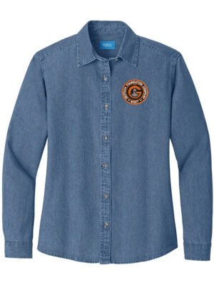 Port & Co - Women's Long Sleeve Denim - LSP10