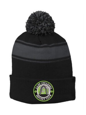Sport-Tek - Stripe Pom Pom Beanie - STC28